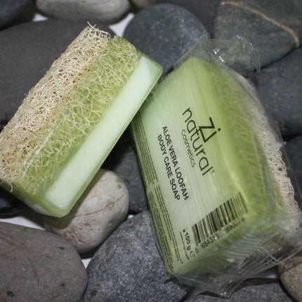 Buy Aloe Vera Soap with Loofah - Beautillicious.com