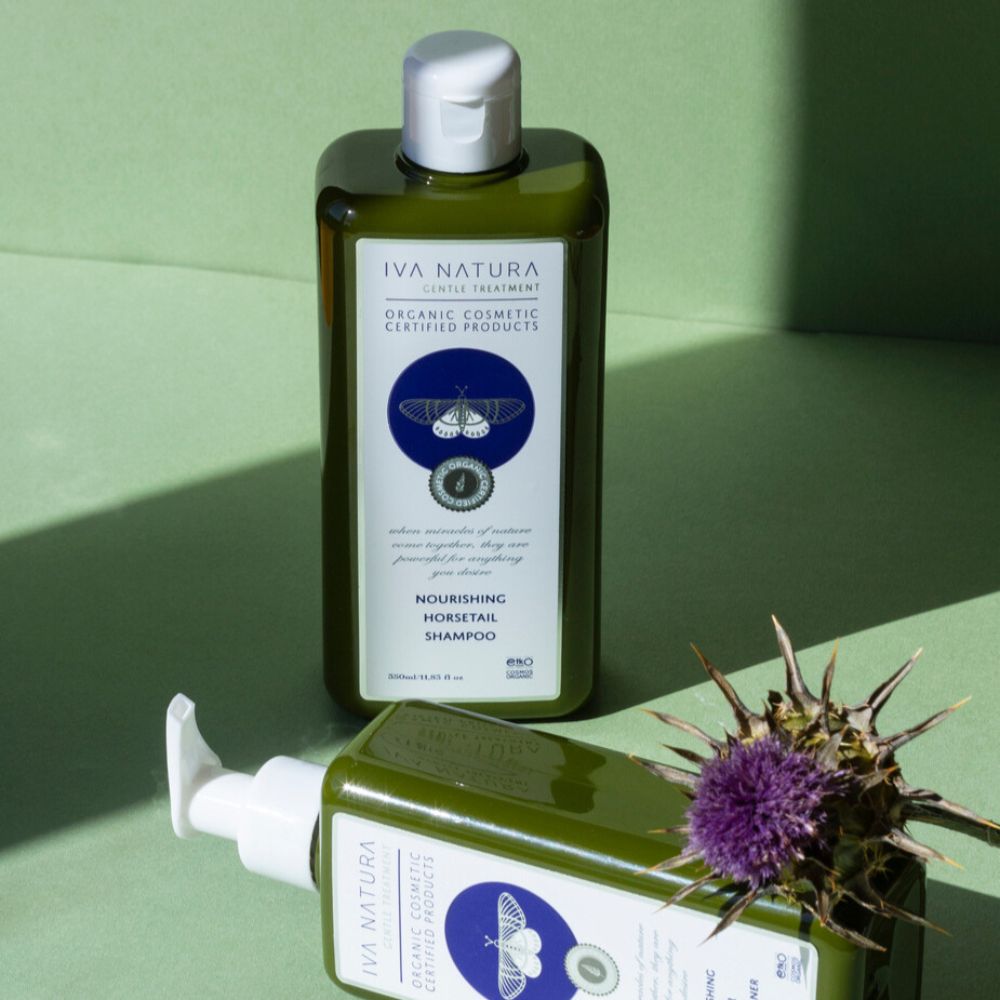 Organic Anti Hair Loss Shampoo with Horsetail Extract